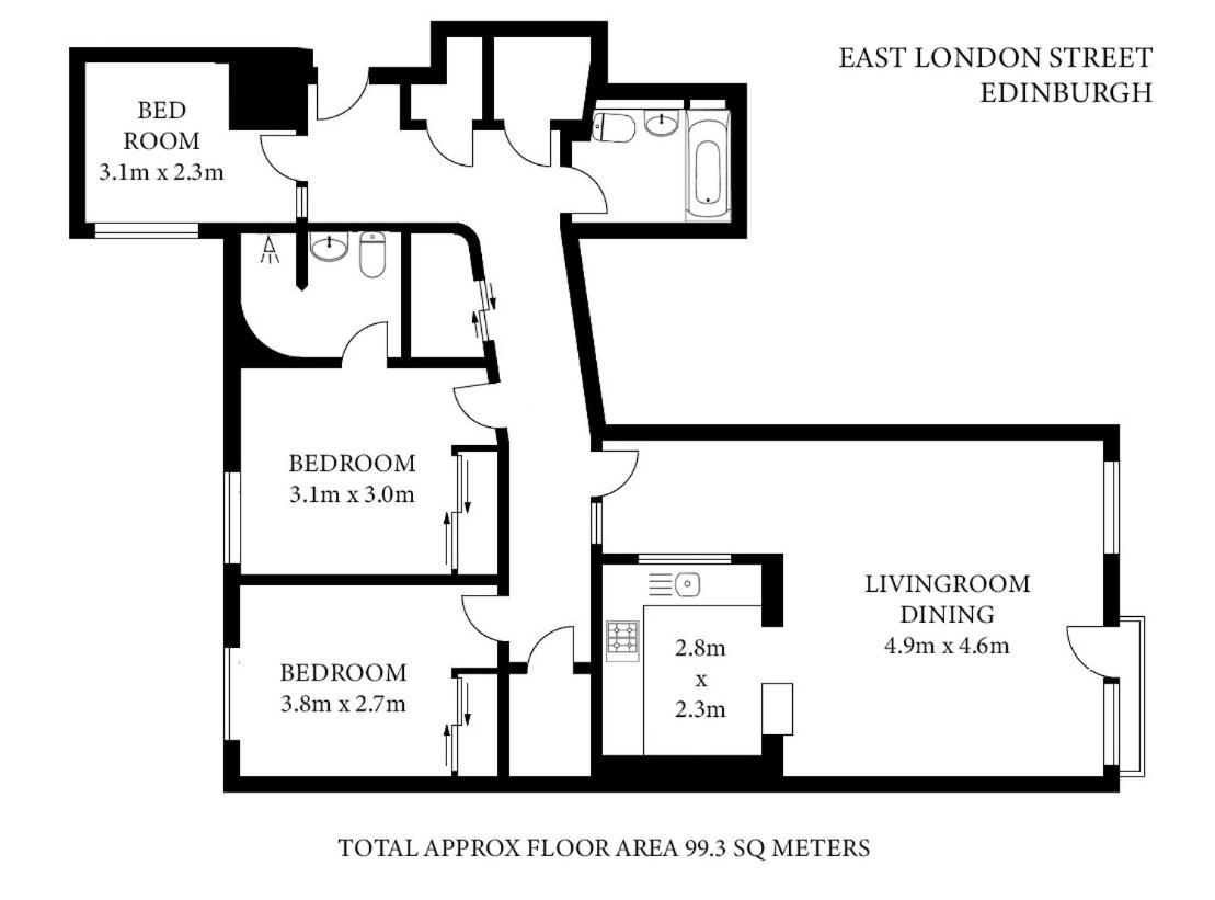 The East London Residence Edimburgo Exterior foto